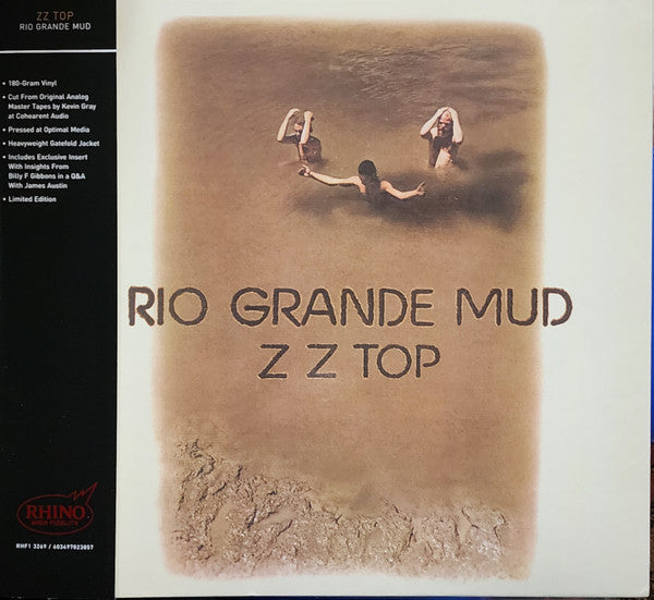 ZZ Top : Rio Grande Mud (LP, Album, Ltd, RE, 180)