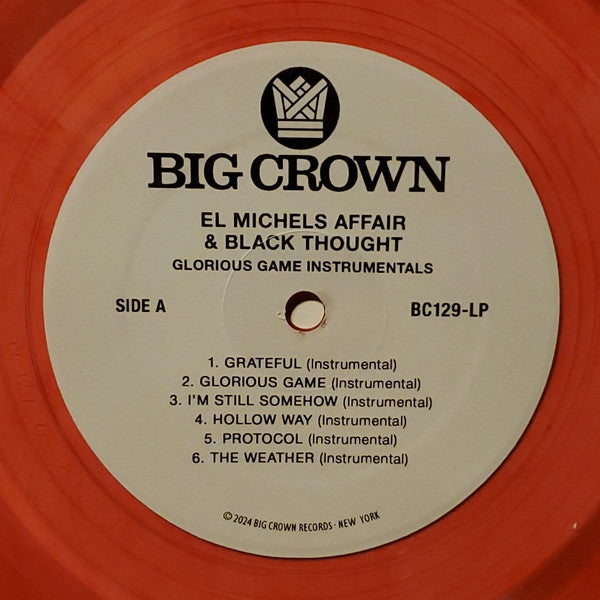 El Michels Affair & Black Thought : Glorious Game Instrumentals (LP, Album, Ltd, Blo)