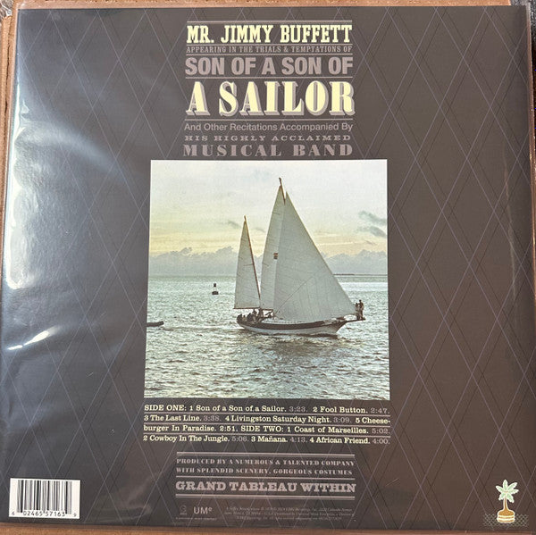 Jimmy Buffett : Son Of A Son Of A Sailor (LP, Ltd, RM, RP, Smo)