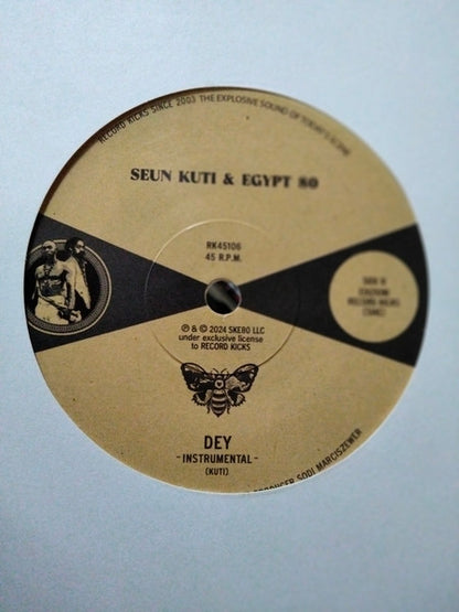 Seun Kuti & Egypt 80* feat.  Damian Marley : Dey (7", Ltd, Cle)