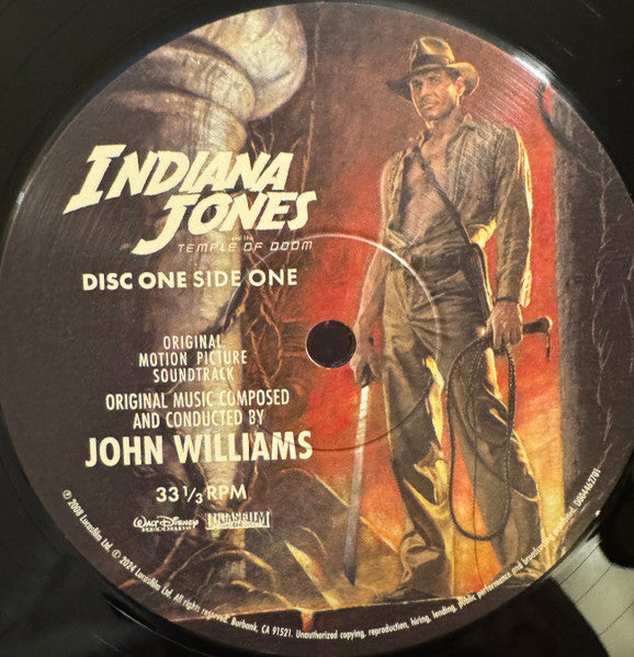 John Williams (4) : Indiana Jones And The Temple Of Doom (The Original Motion Picture Soundtrack) (2xLP, Album, RE)