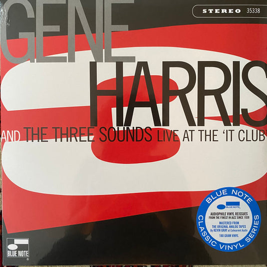 Gene Harris And The Three Sounds : Live At The 'It Club' (LP, Album, RE, 180)