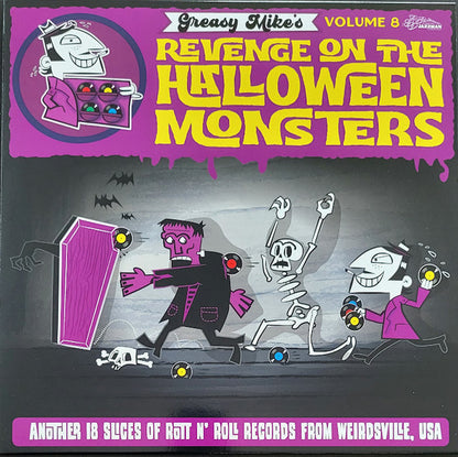 Various : Greasy Mike's Revenge On The Halloween Monsters (LP, Comp)