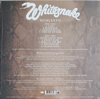 Whitesnake : MCMLXXVII (LP, RE, RM, Tra)