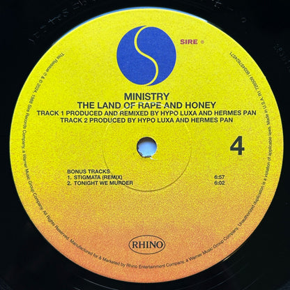 Ministry : The Land Of Rape And Honey (2xLP, Ltd, RE, RM)