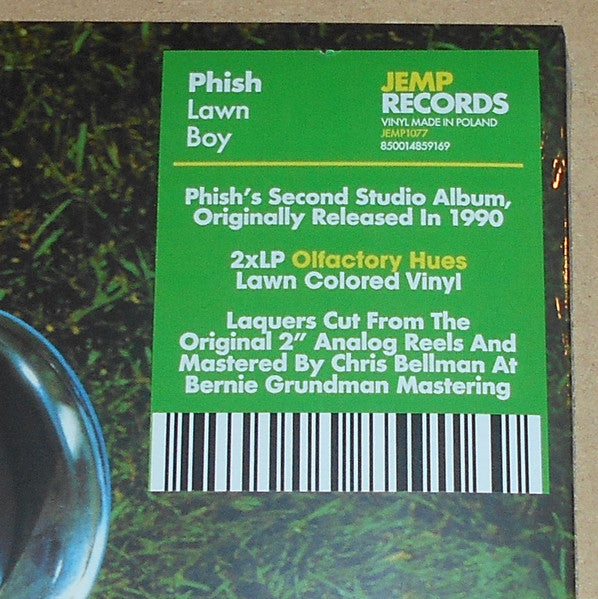 Phish - top Lawn Boy Olfactory Hues Green/Yellow Vinyl 2LP 2021 NEW SEALED