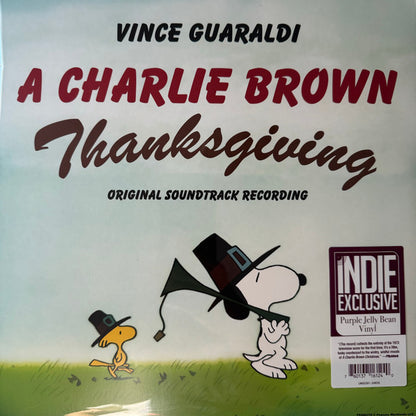 Vince Guaraldi : A Charlie Brown Thanksgiving (Original Soundtrack Recording) (LP, Album, RE, Ind)