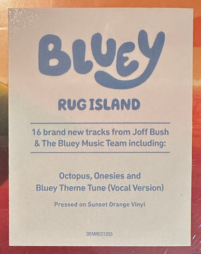 Joff Bush, The Bluey Music Team : Bluey - Rug Island (LP, Album, Ora)