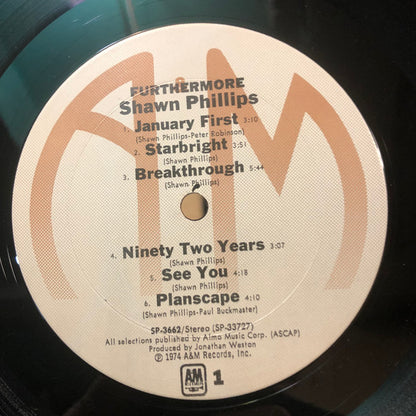 Shawn Phillips (2) : Furthermore... (LP, Album, Die)