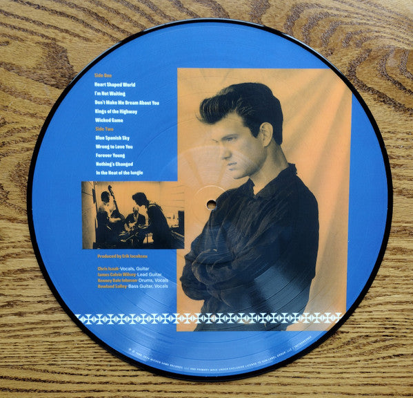 Chris Isaak : Heart Shaped World (LP, RP, 35t)