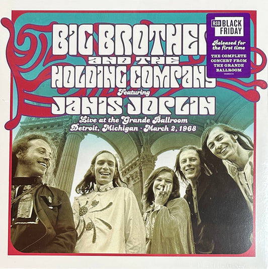 Big Brother & The Holding Company featuring Janis Joplin : Live At The Grande Ballroom, Detroit, Michigan, March 2, 1968 (LP, RSD)