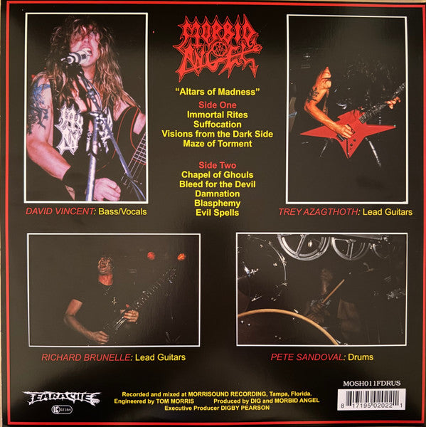 Morbid Angel : Altars Of Madness (LP, Album, Ltd, Blu)