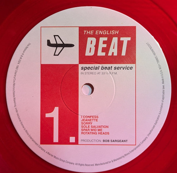 The Beat (2) : Special Beat Service (LP, Album, RSD, Ltd, RE, Red + LP, Album, RSD, Ltd)