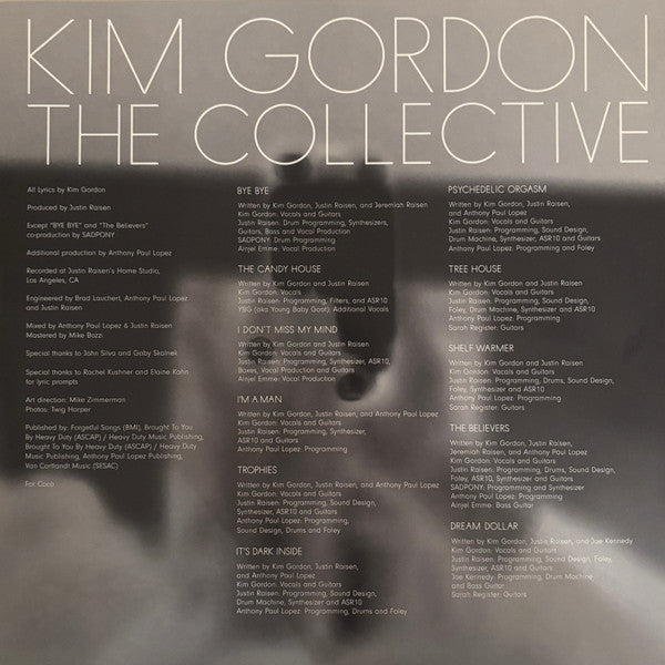 Kim Gordon : The Collective (LP, Album, Dlx, RE, Sil + 7", Sil)