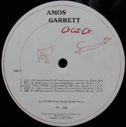 Amos Garrett : Go Cat Go (LP, Album)