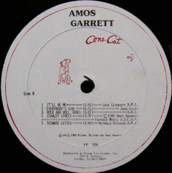 Amos Garrett : Go Cat Go (LP, Album)