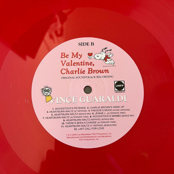 Vince Guaraldi : Be My Valentine, Charlie Brown (Original Soundtrack Recording) (LP, Album, Bioplastic, Ltd, RM, Hea)