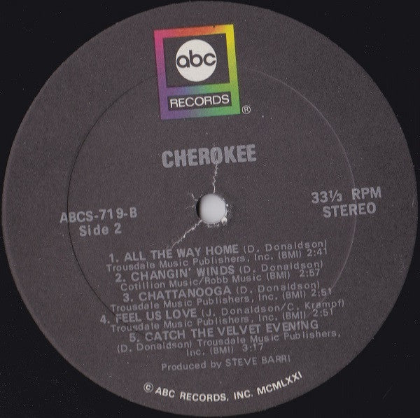 Cherokee (13) : Cherokee (LP, Album)