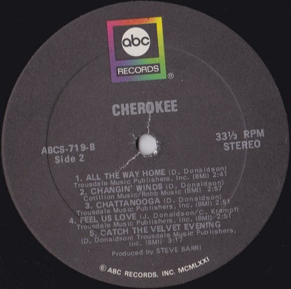 Cherokee (13) : Cherokee (LP, Album)