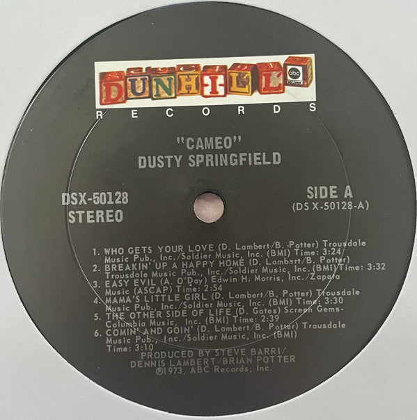 Dusty Springfield : Cameo (LP, Album, Pit)