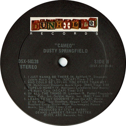 Dusty Springfield : Cameo (LP, Album, Pit)