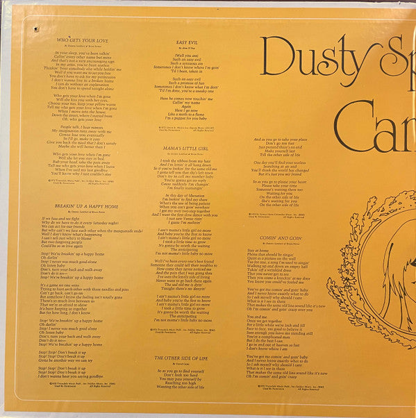 Dusty Springfield : Cameo (LP, Album, Pit)