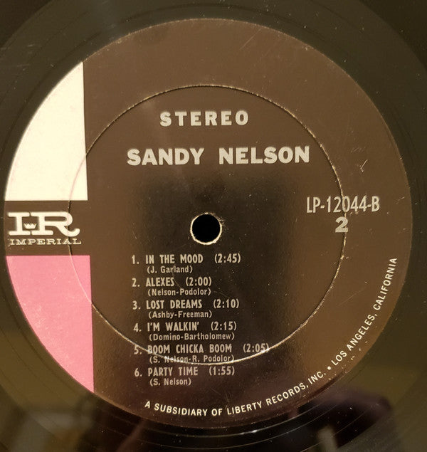 Sandy Nelson : Teen Beat (LP, Album, RP)