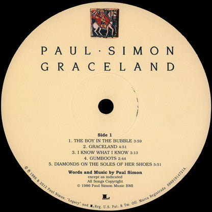 Paul Simon : Graceland (LP, Album, RSD, RE, RM, 25t)