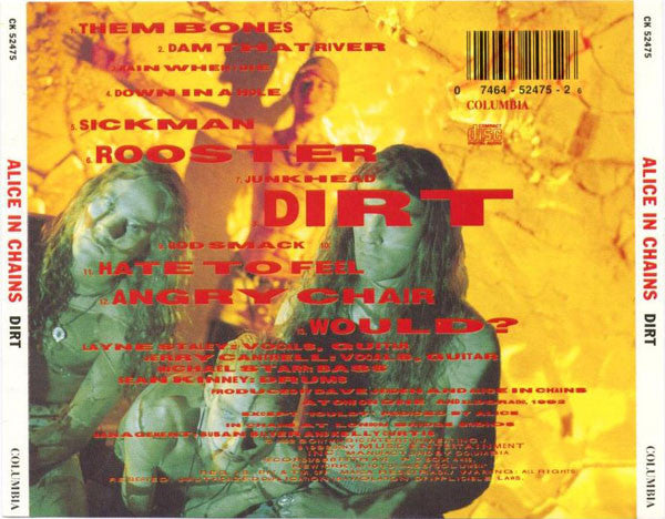 Alice In Chains : Dirt (CD, Album, RP)