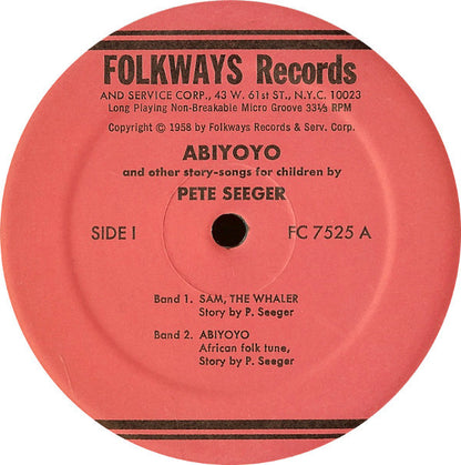 Pete Seeger : Abiyoyo And Other Story Songs For Children (LP, Album, RE)