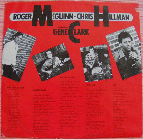 Roger McGuinn & Chris Hillman Featuring Gene Clark* : City (LP, Album, Los)