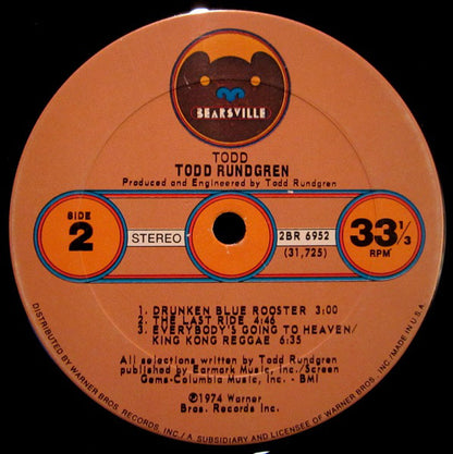 Todd Rundgren : Todd (2xLP, Album)