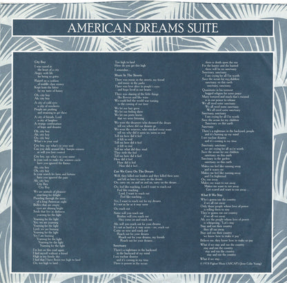 Jesse Colin Young : American Dreams (LP, Album, SP )