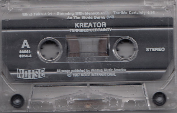 Kreator : Terrible Certainty (Cass, Album)