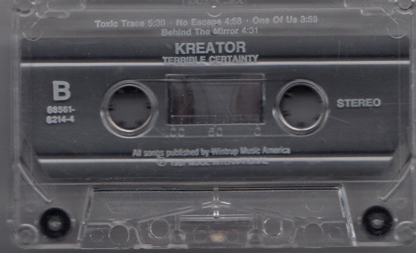 Kreator : Terrible Certainty (Cass, Album)