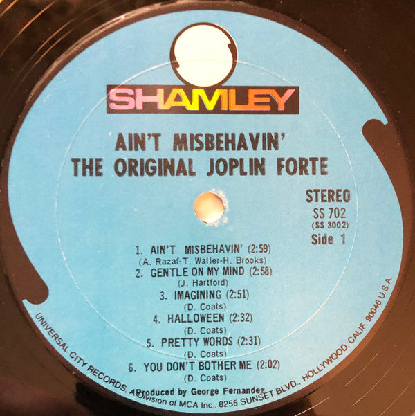 The Original Joplin Forte : Ain't Misbehavin' (LP)