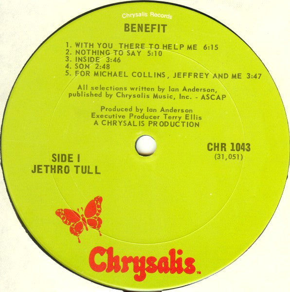 Jethro Tull : Benefit (LP, Album, RE)