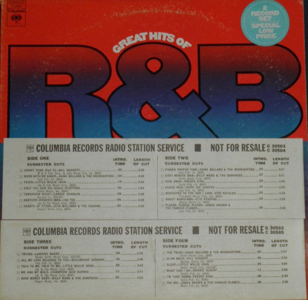 Various : Great Hits Of R&B (2xLP, Comp, Gat)