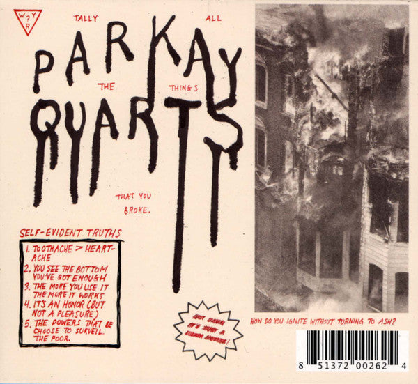 Parquet Courts : Light Up Gold / Tally All The Things That You Broke (CD, Album + CD, MiniAlbum + Box, Comp)