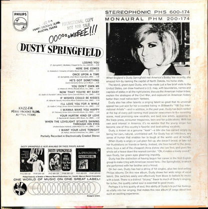 Dusty Springfield : OoooooWeeee!!! (LP, Album, Ric)