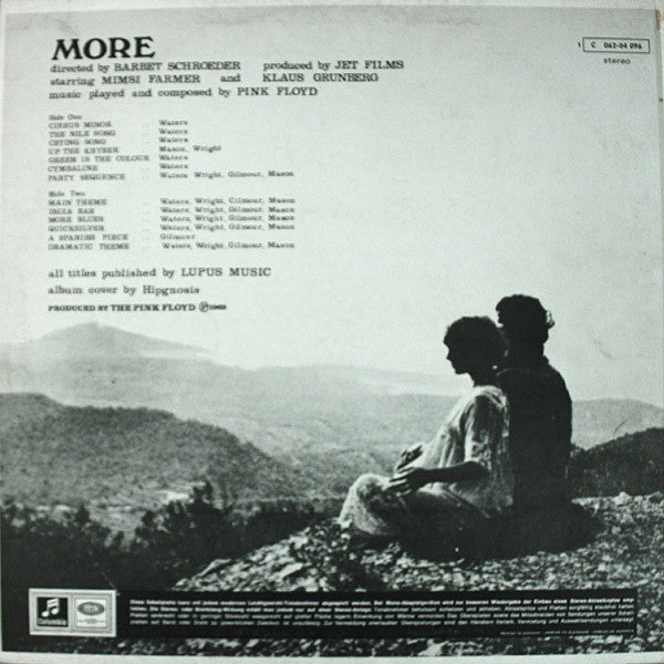 Pink Floyd : Soundtrack From The Film "More" (LP, Album)