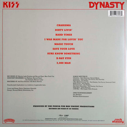 Kiss : Dynasty (LP, Album, RE, 180)