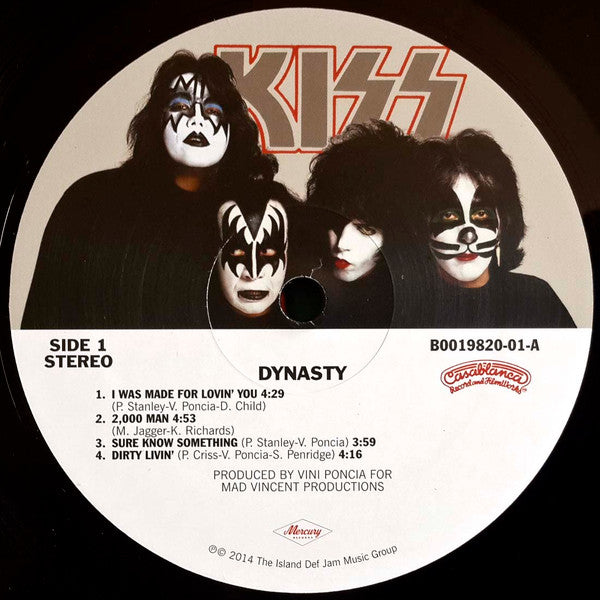 Kiss : Dynasty (LP, Album, RE, 180)