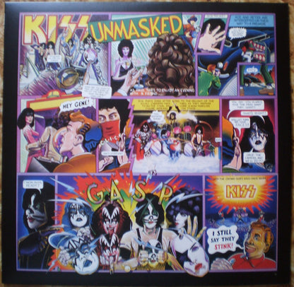 Kiss : Unmasked (LP, Album, RE, 180)