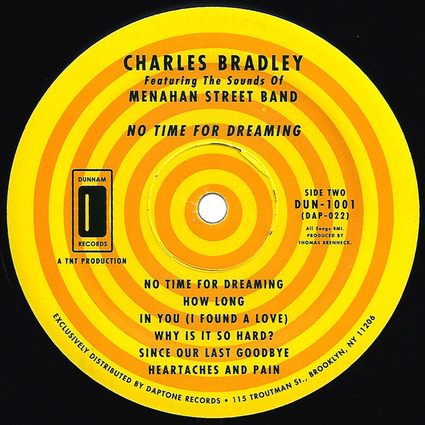 Charles Bradley Featuring The Sounds Of Menahan Street Band : No Time For Dreaming (LP, Album, RE)