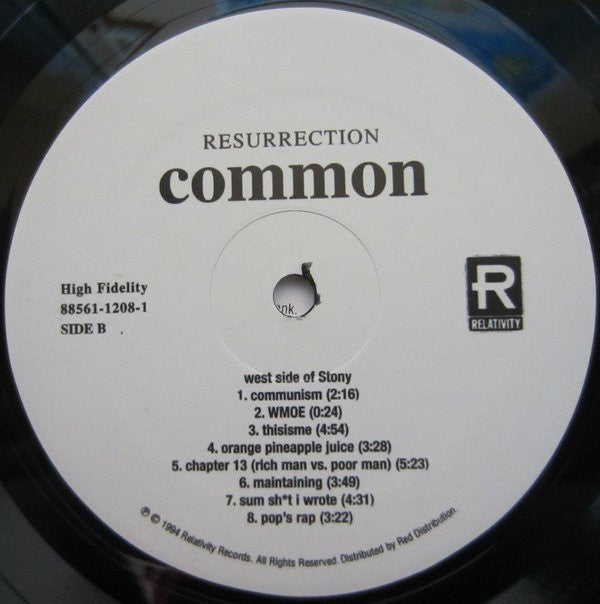 Common : Resurrection (LP, Album, RE)