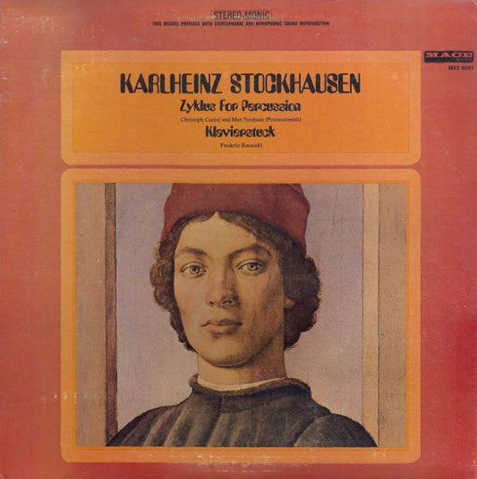 Karlheinz Stockhausen : Zyklus For Percussion / Klavierstuck (LP, Album)