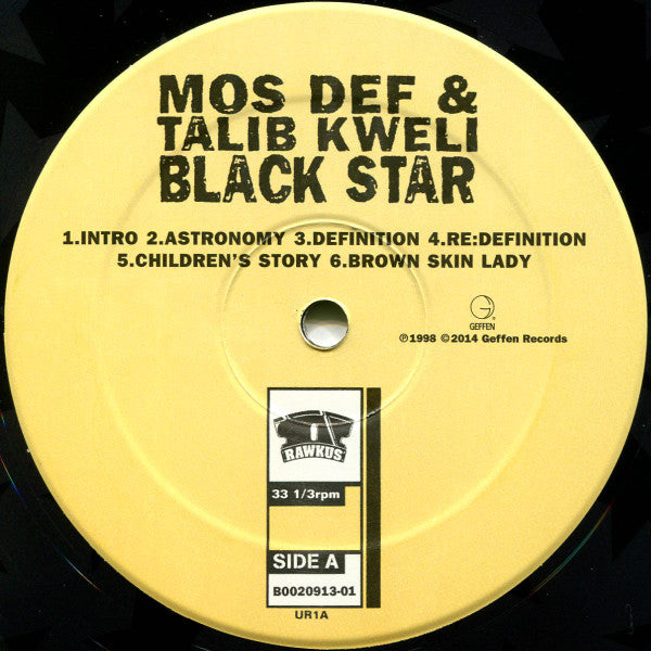 Black Star : Mos Def & Talib Kweli Are Black Star (LP, Album, Ltd, Pic, RE, Two)