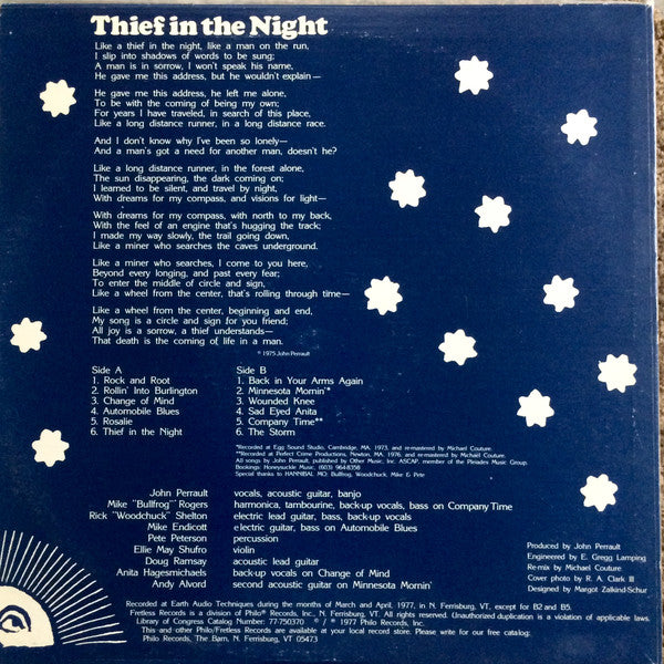 John Perrault : Thief In The Night (LP, Album)