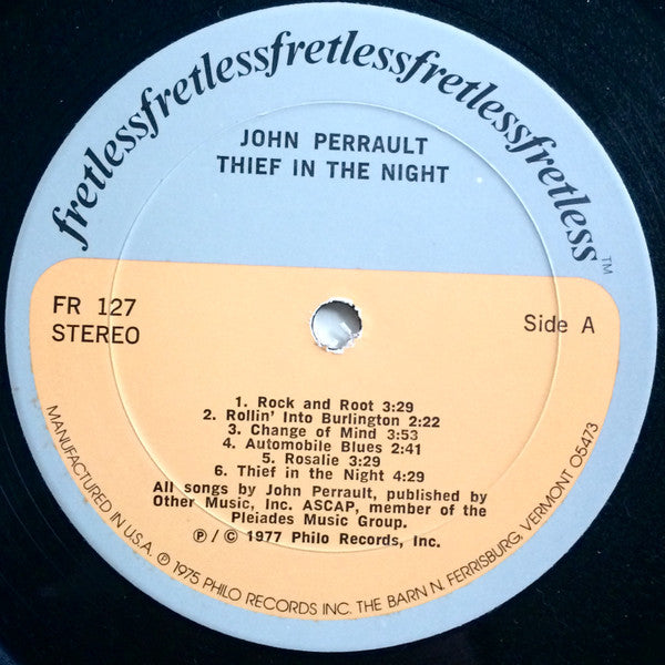 John Perrault : Thief In The Night (LP, Album)